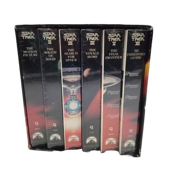 New Paramount Star Trek IV The Voyage Home, The Wrath Of Khan, More VHS Tapes - Picture 2 of 3